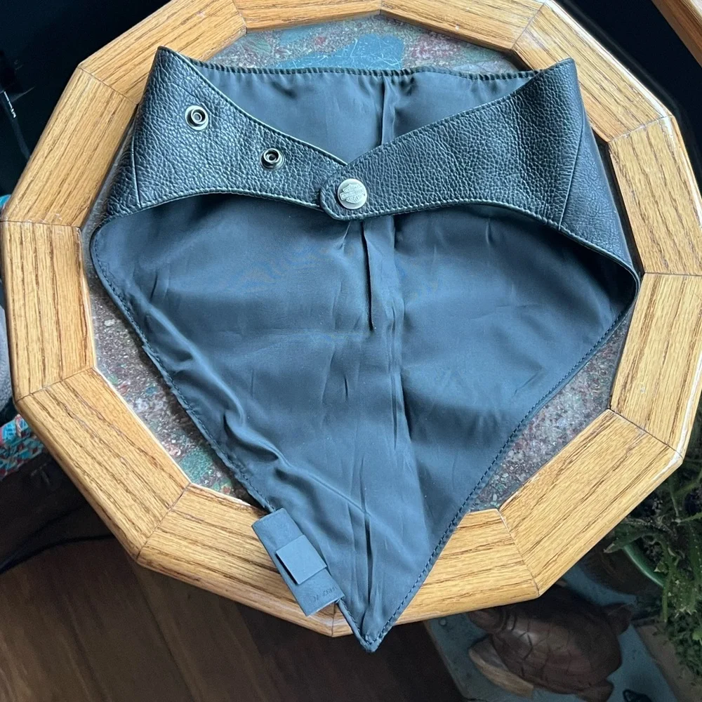 Leather Bandana Motorcycle Wear Harley Davidson